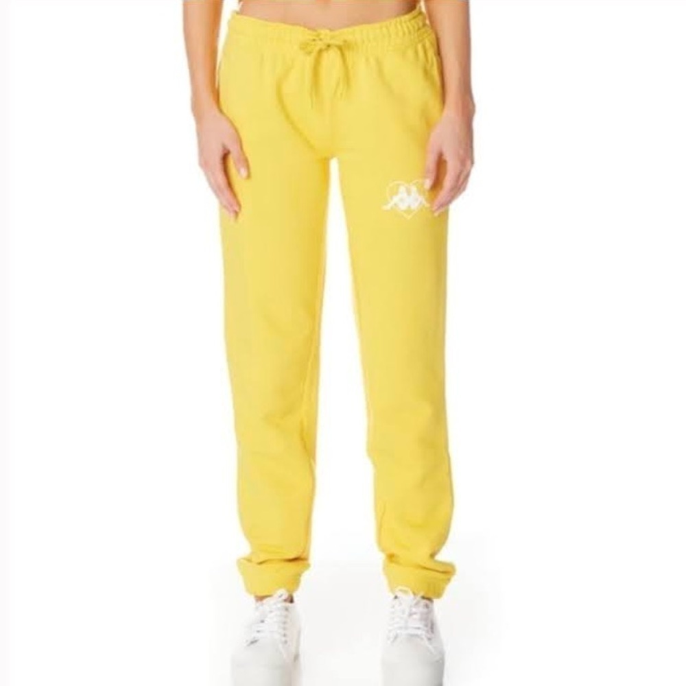 Yellow Lightweight Kappa Pants.